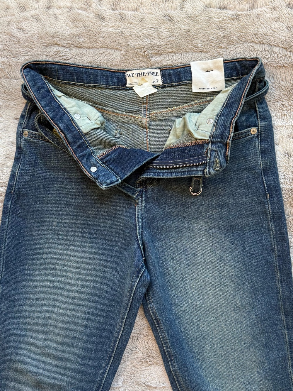 We The Free Sabine Slim A-Line Jeans Size 27 - Picture 10 of 16